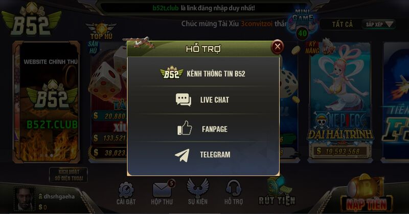 Chăm sóc khách hàng tại B52