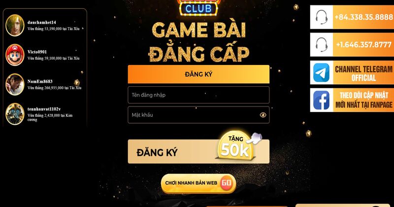 Hướng dẫn đăng ký cổng game X8 Club