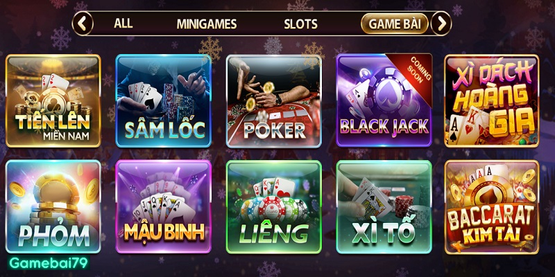 Các tựa game bài đổi thưởng đình đám, hot nhất hiện nay