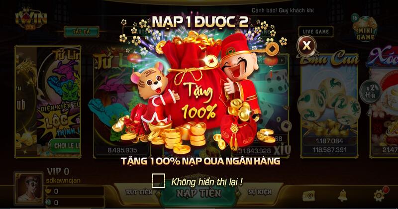 Khuyến mãi chỉ có tại Iwin CLub
