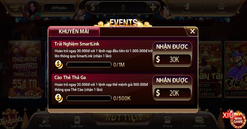 Khuyến mãi tại sân chơi Nhatvip