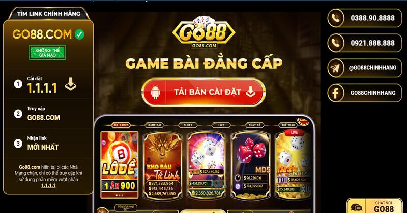Link tải cổng game Go88