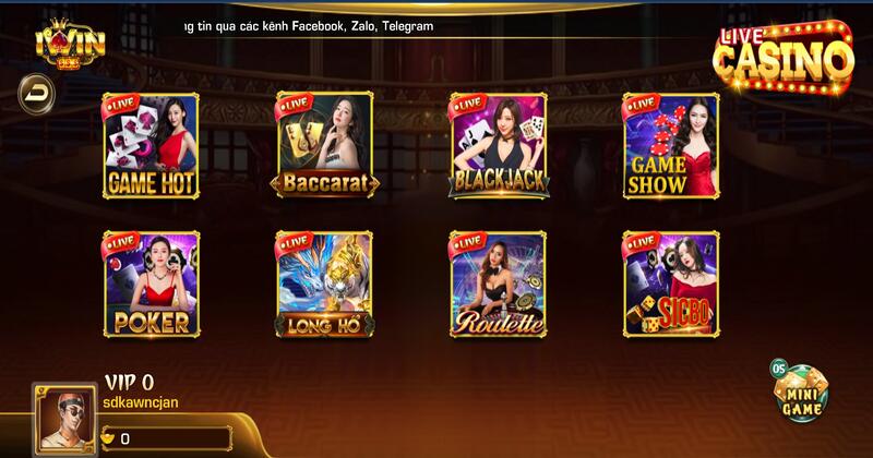 Live Casino Iwin Club