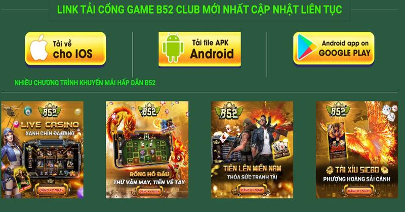Tải app B52 về máy