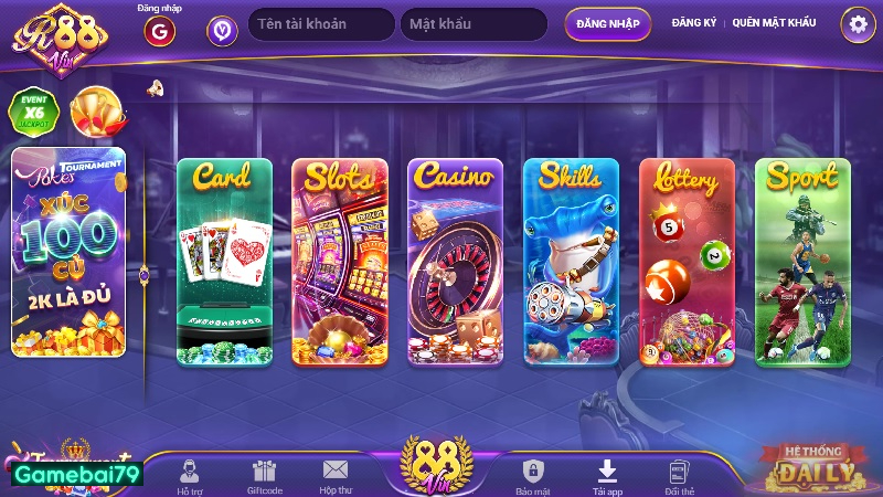 Giới thiệu cổng game đổi thưởng R88vin uy tín số 1 thị trường