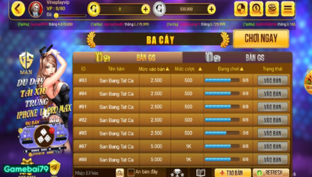 Vinplay – Game đánh bài đổi thưởng quốc tế nhiều người chơi nhất 2026