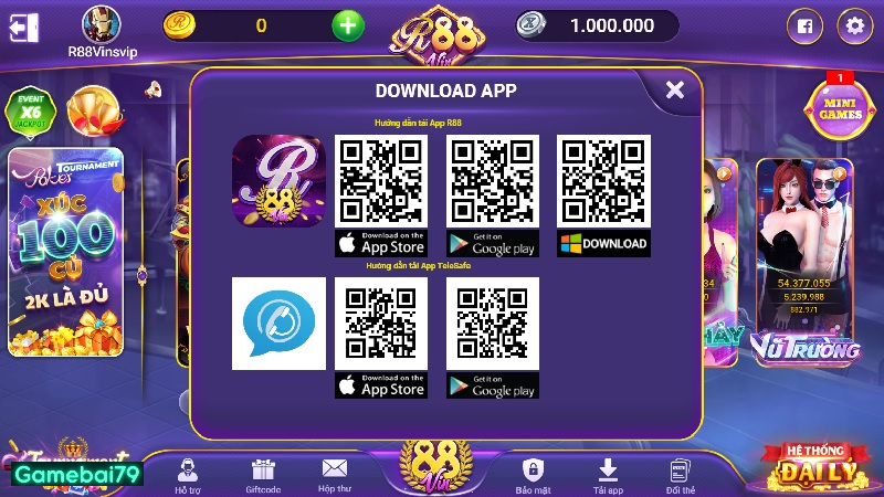 Hướng dẫn người chơi tải cổng game về điện thoại Android