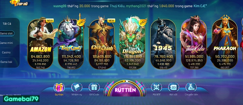 Vô số nhân tố nổ hũ luôn đón chờ các bạn đến để cháy hết mình