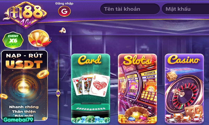 Một số ưu điểm nổi bật có tại cổng game bài đổi thưởng M88vin