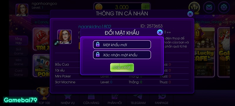 Thường xuyên thay đổi mật khẩu để giữ an toàn cho tài khoản