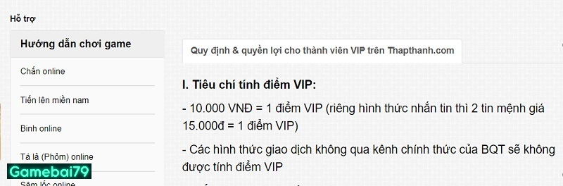 Cơ chế thành viên Vip với nhiều đặc quyền và ưu đãi