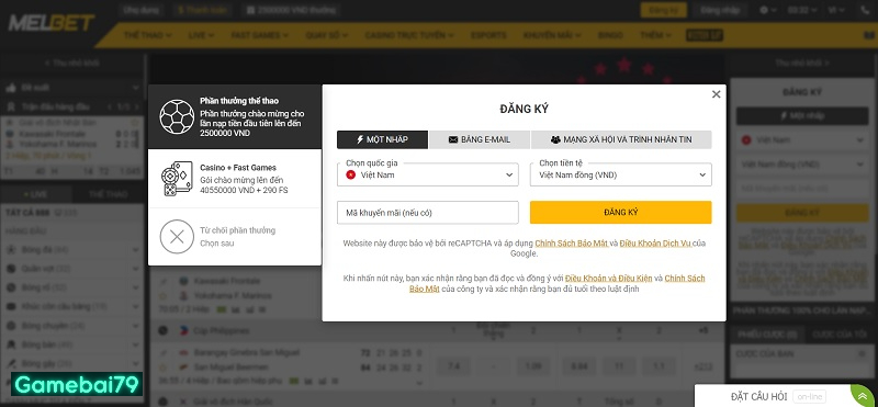 Các bước đăng ký tài khoản cá cược nhanh chóng nhất