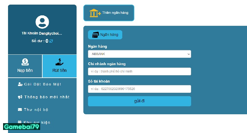 Hướng dẫn thực hiện rút tiền đơn giản sau khi thắng cược