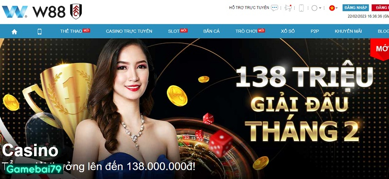 Nhiều ưu điểm dành riêng cho quý cược thủ khi tham gia W88