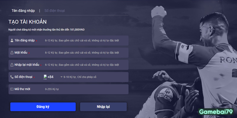 Hướng dẫn đăng ký tài khoản chơi game tại 7ball