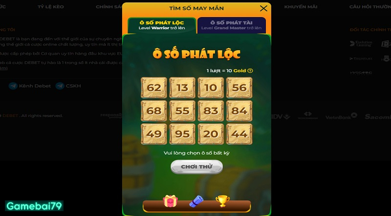 Event tìm số may mắn là một mini game thú vị