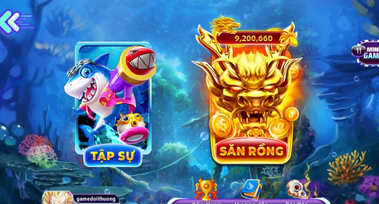 Hệ thống trò chơi tại game bắn cá 789 Club