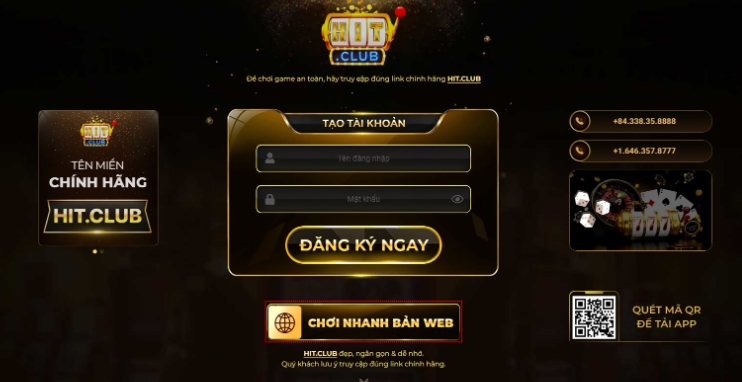 Hướng dẫn đăng ký chơi bắn cá Hit Club đơn giản